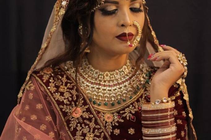 Bridal makeup