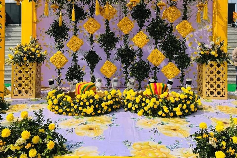Haldi decor