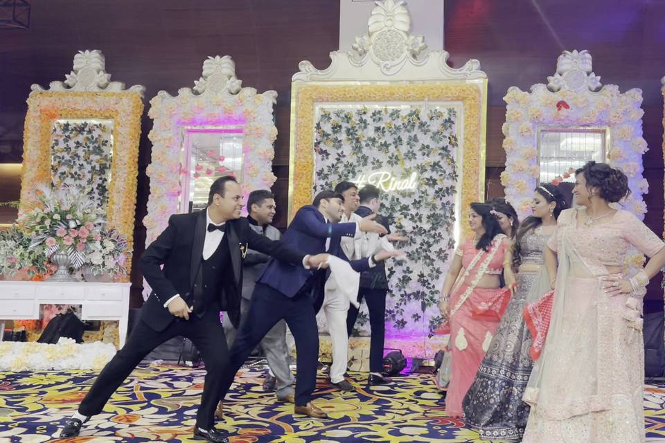 Groom family dance