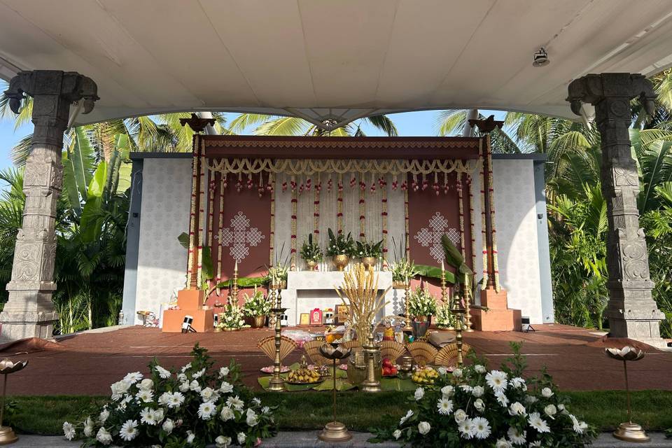 Muhurtam Stage in Nila Lawn