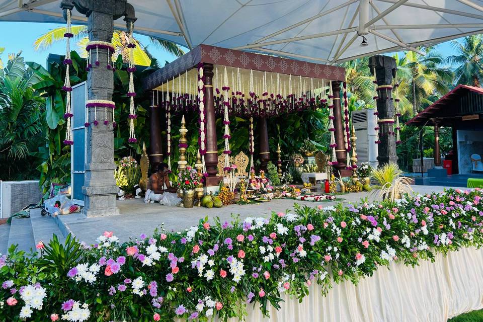 Muhurtam Stage in Nila Lawn