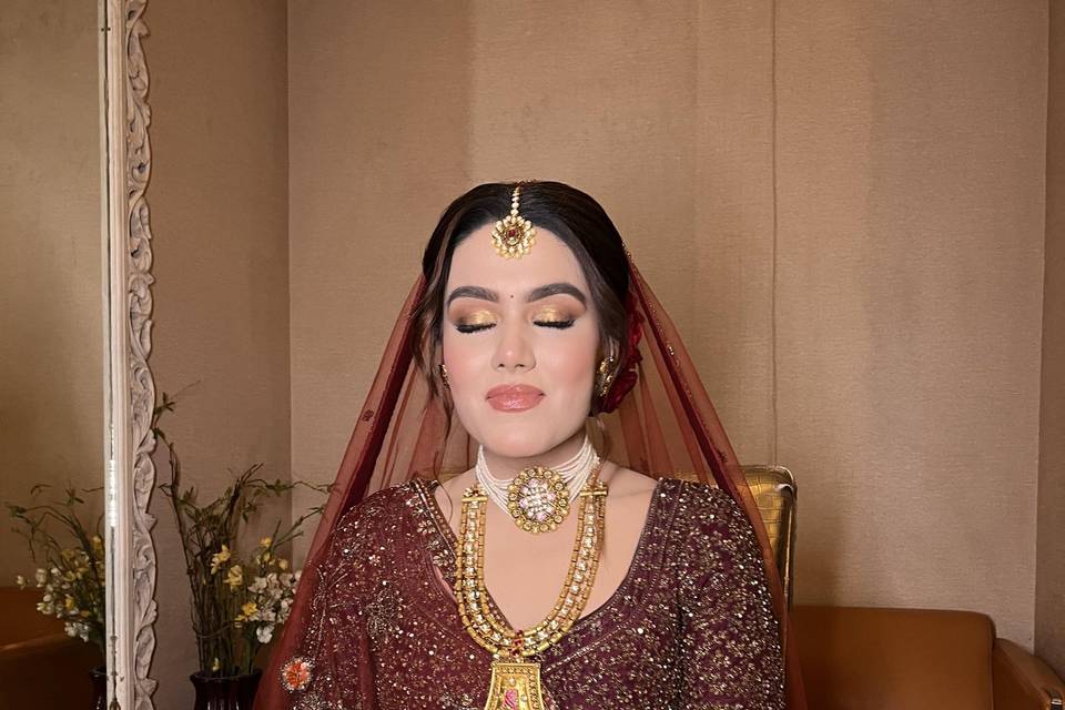 Bridal makeup