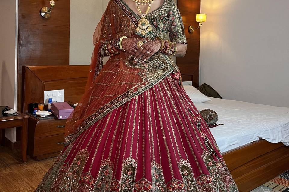 Bridal makeup