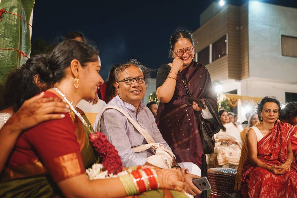 Candid wedding photography