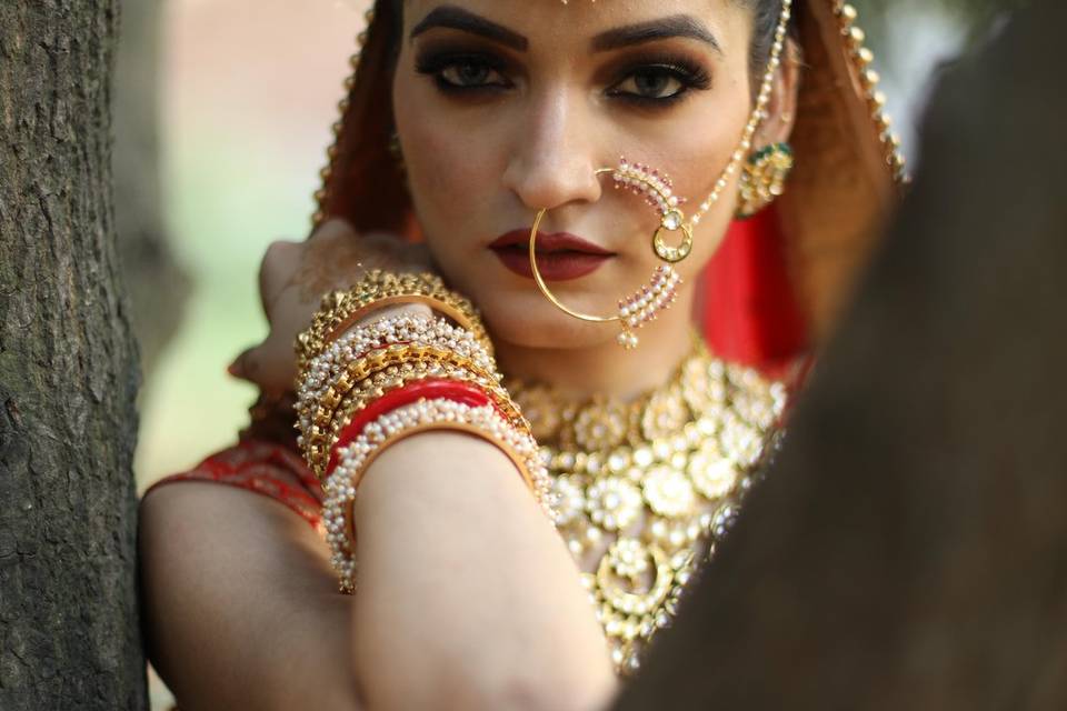 Bridal makeup