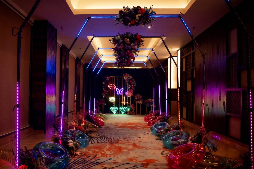 Neon After Party Decor