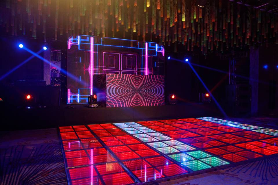 Neon After Party LED Stage