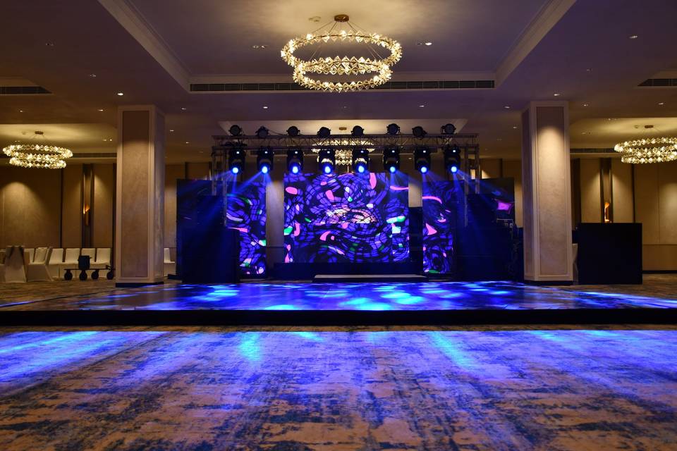 Dance Floor & LED Backdrop