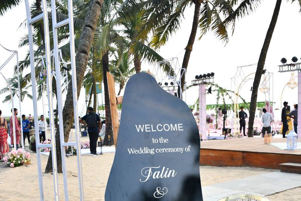 Wedding Welcome Board