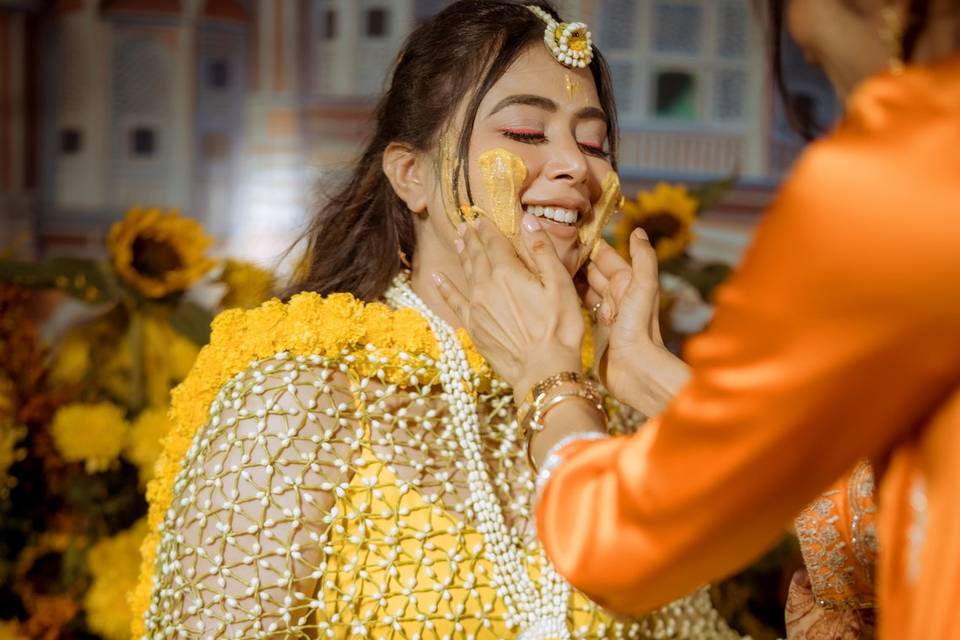 Bride Haldi