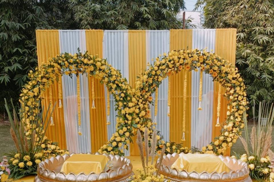 Haldi-Mehndi Decoration