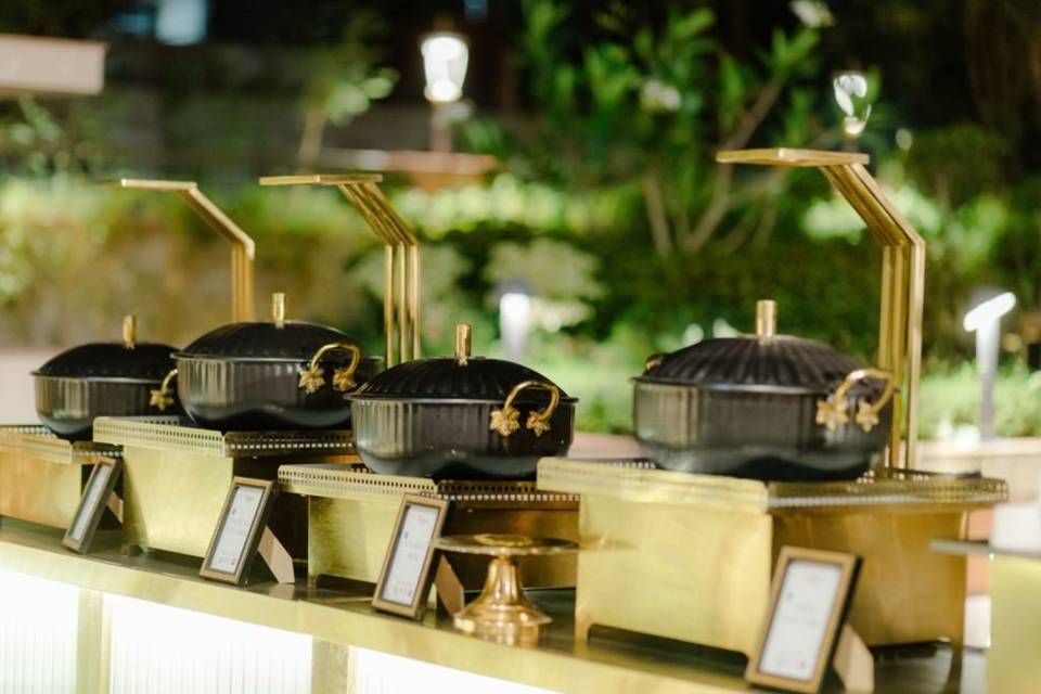Catering setup