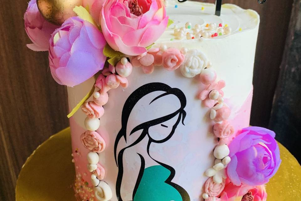 Baby shower cake