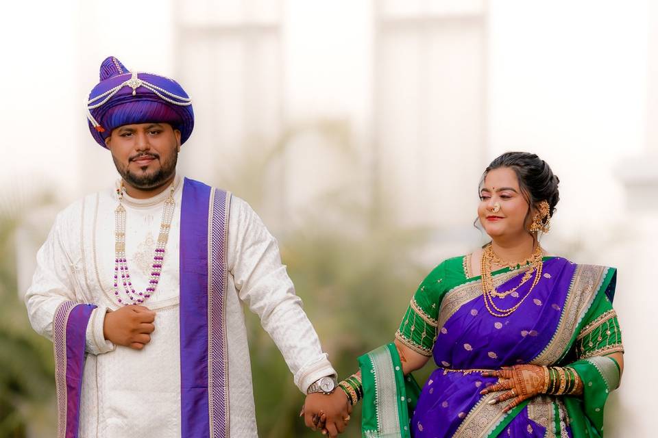 Shubham & Nandini wakad wed