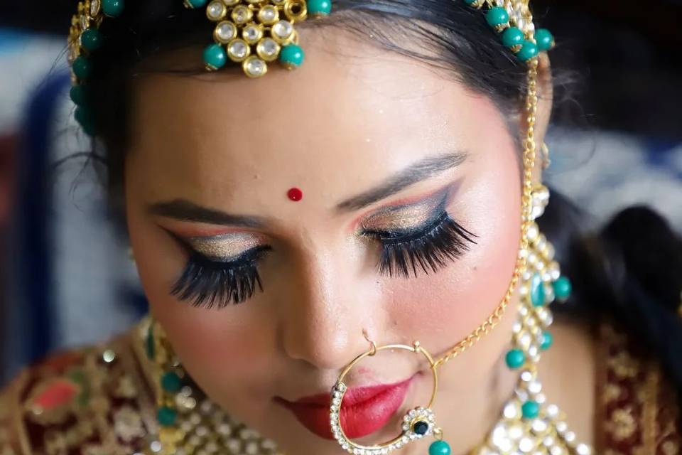 Bridal makeup