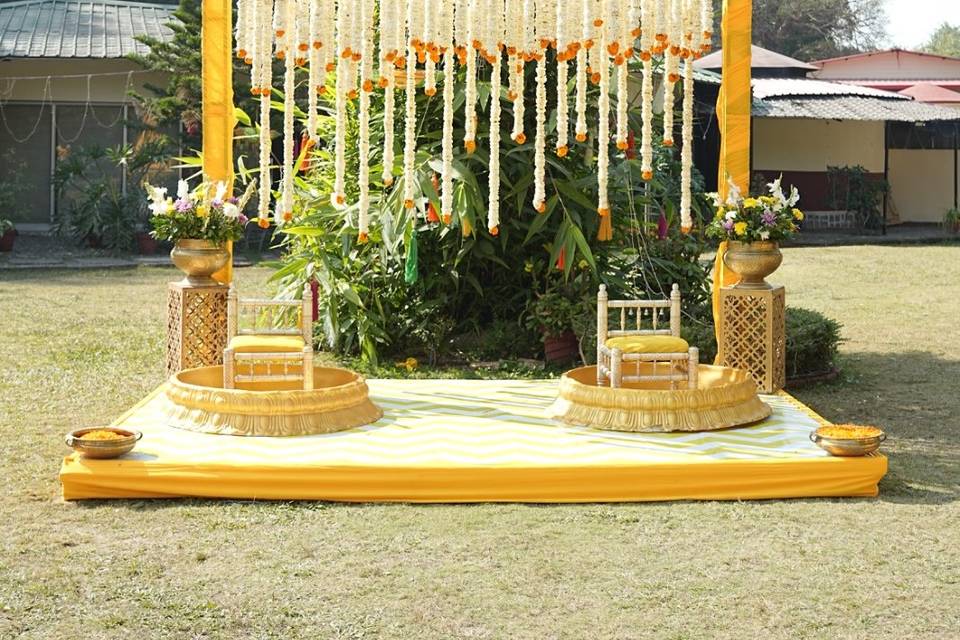 Haldi decor