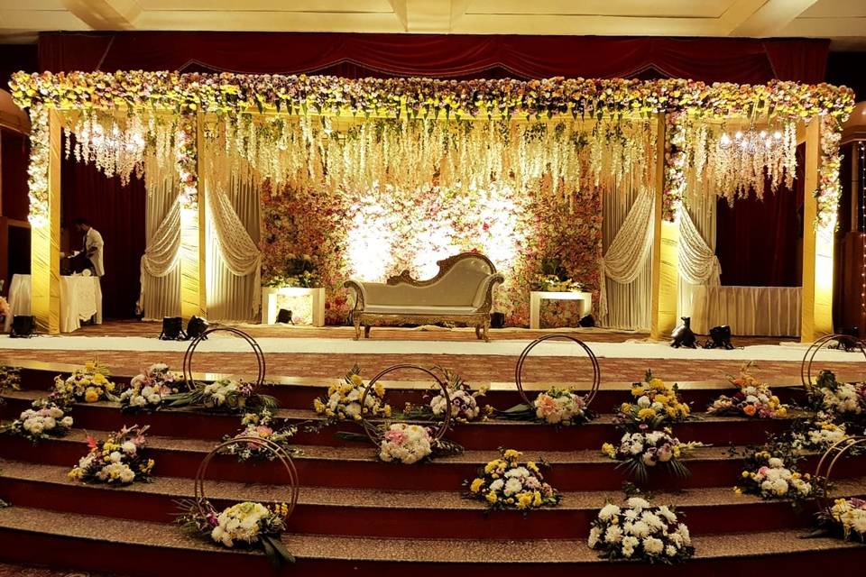 Wedding stage setup & decor