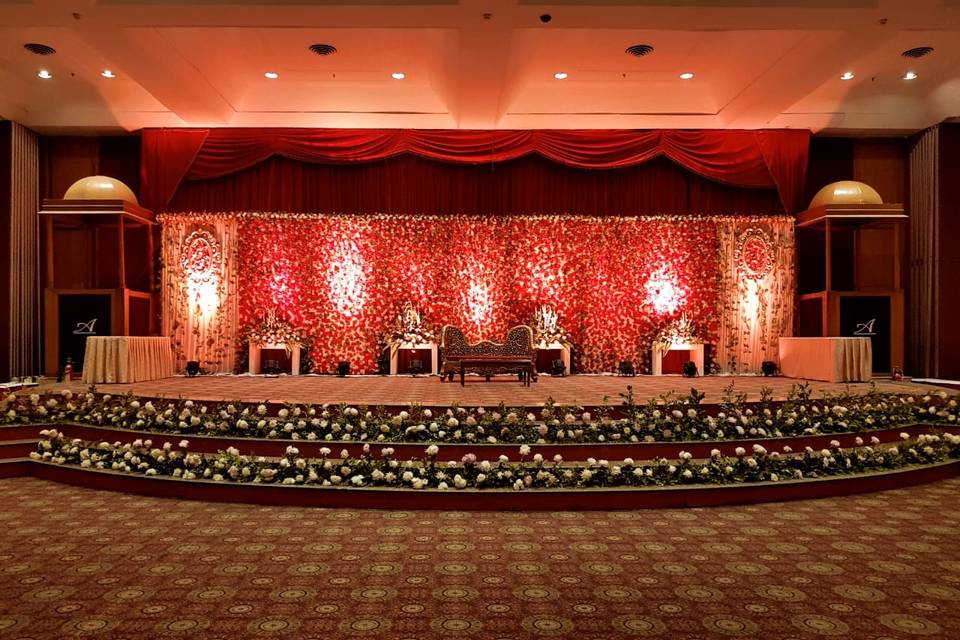 Wedding stage setup & decor