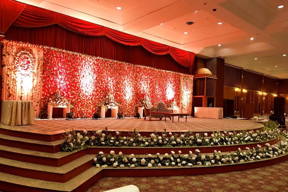 Wedding stage setup & decor