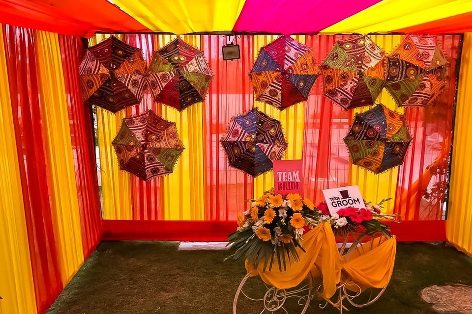 Photo booth for mehendi