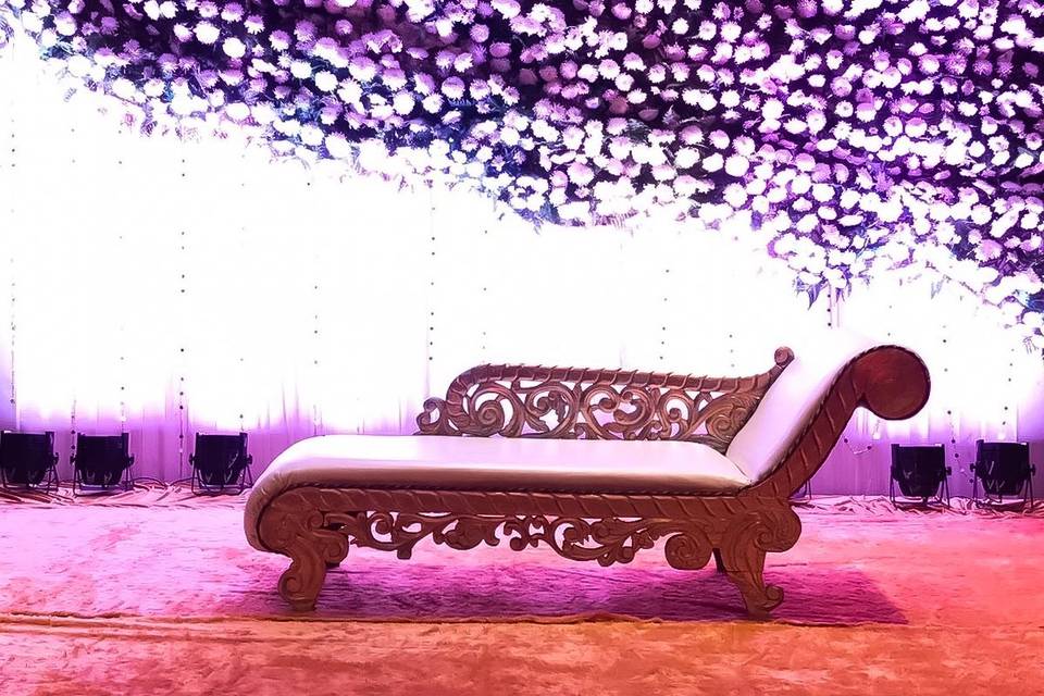 Wedding stage setup & decor