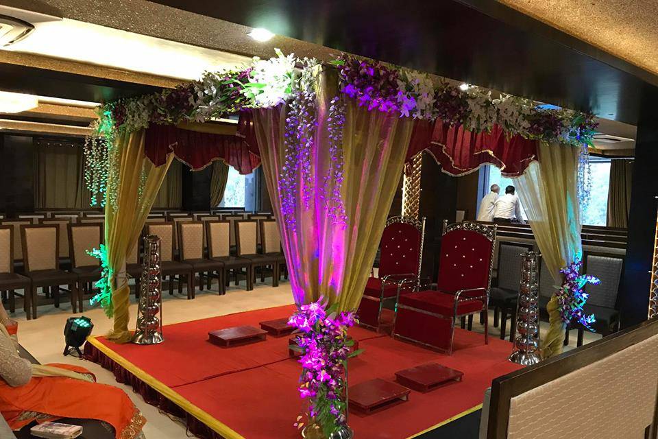 Mandap setup