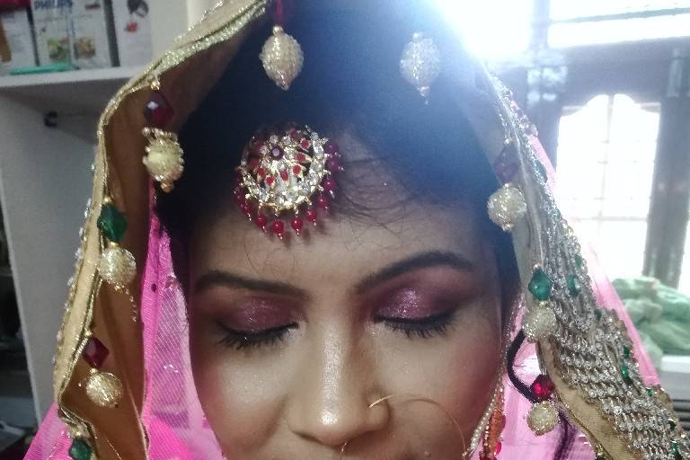 Muslim Bridal make up