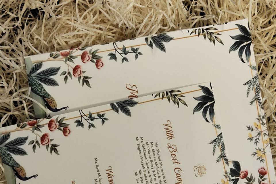 Royal customised invitation