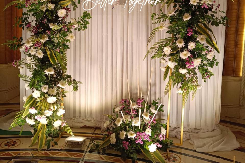 Better Together Floral Arch