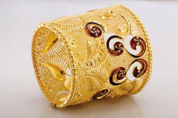 Senco Gold & Diamonds Glorified Artistic Gold Ring : Amazon.in: Jewellery