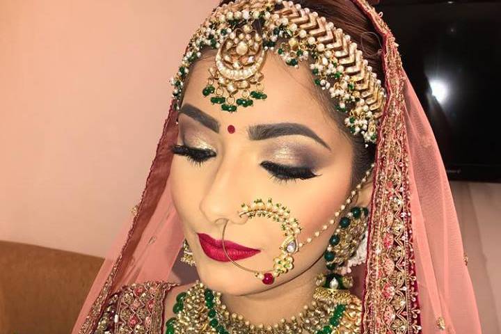 Bridal makeup