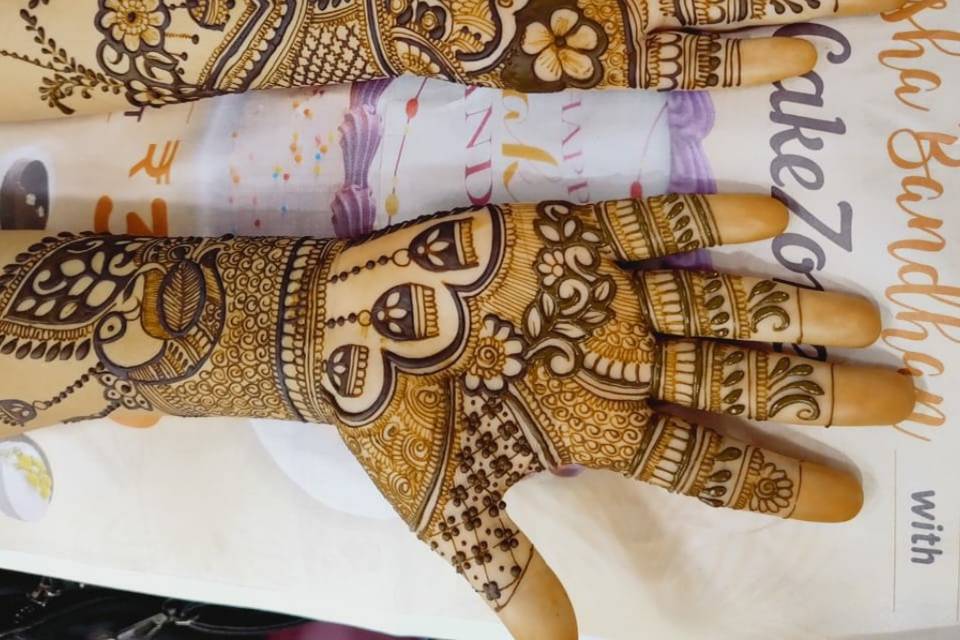 Engagement mehendi designs