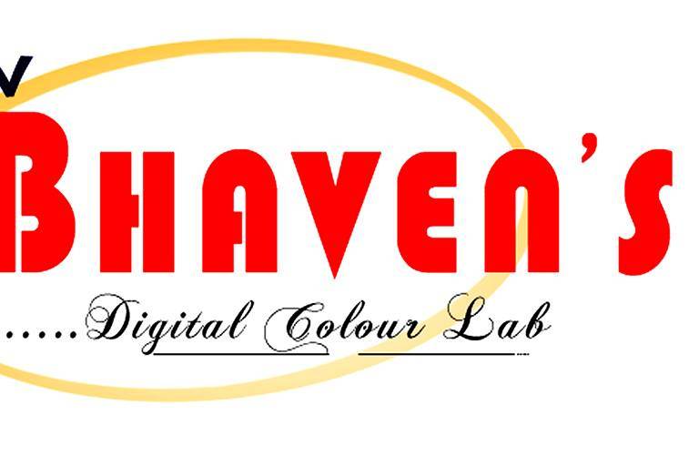 New Bhavens Digital Color Lab & Studio Logo