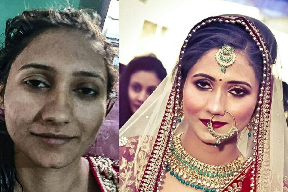 Bridal Makeup Transformation