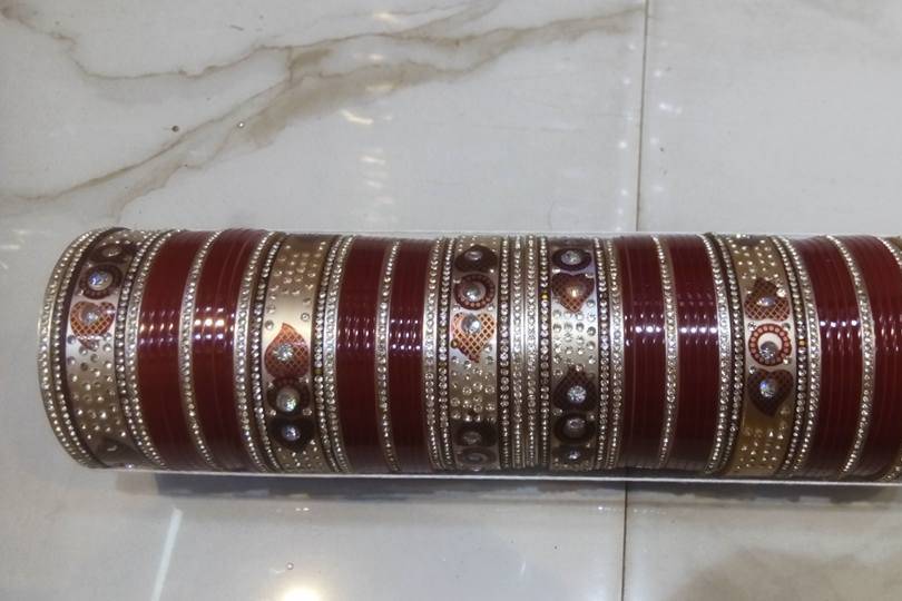 Wedding Churas, Stone n Metal Bangles, Lac