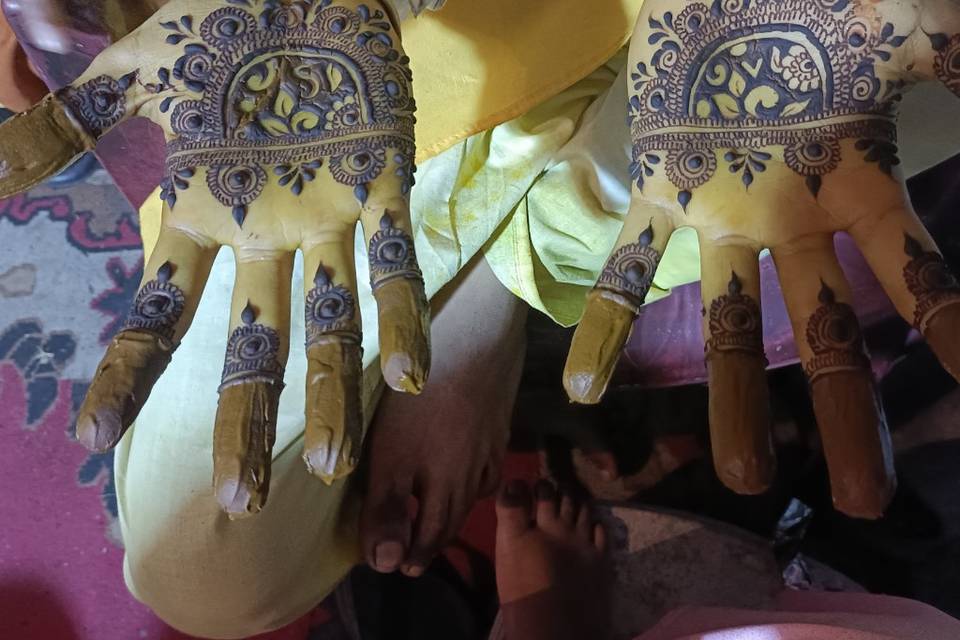 Groom mehndi design