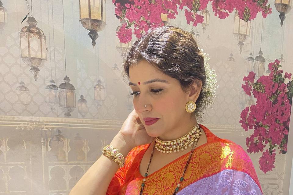 Tejaswini sister wedding looks