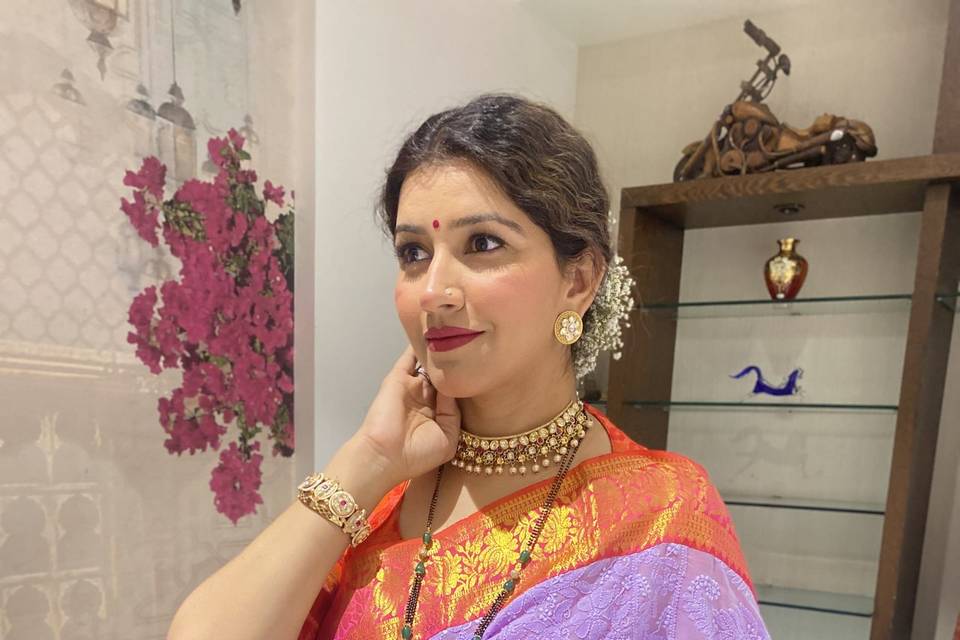 Tejaswini sister wedding looks