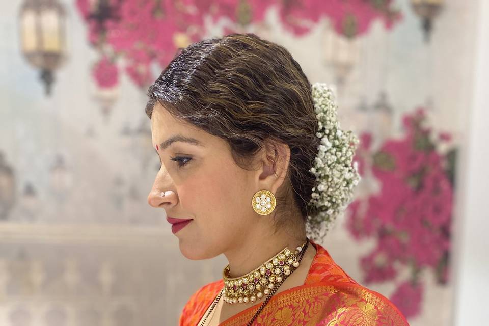 Tejaswini sister wedding looks