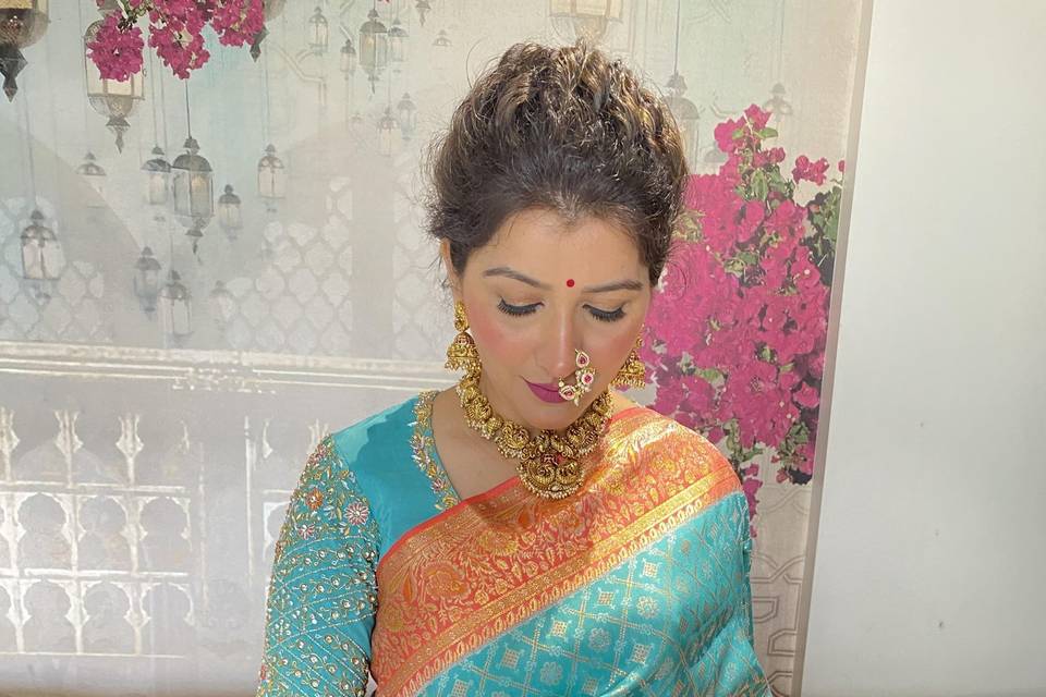 Tejaswini sister wedding looks