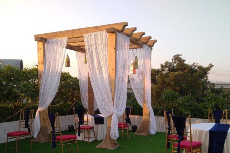 Terrace for event