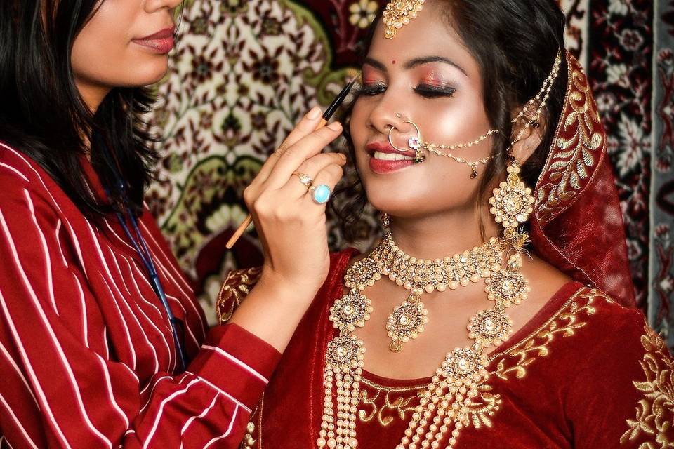 Bridal makeup