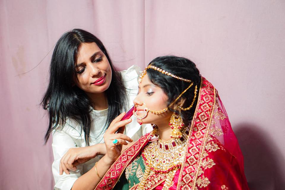 Bridal makeup