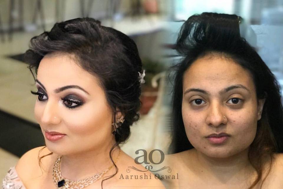 Aarushi Oswal makeup
