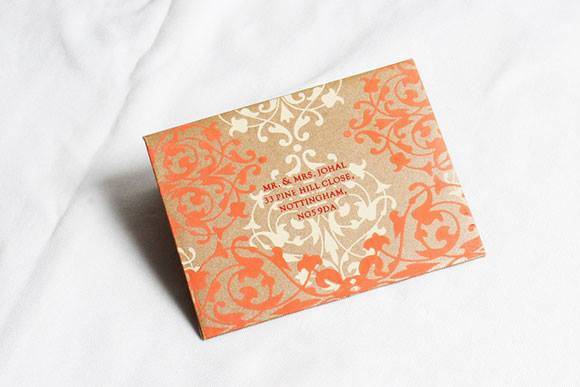 Wedding invitation card