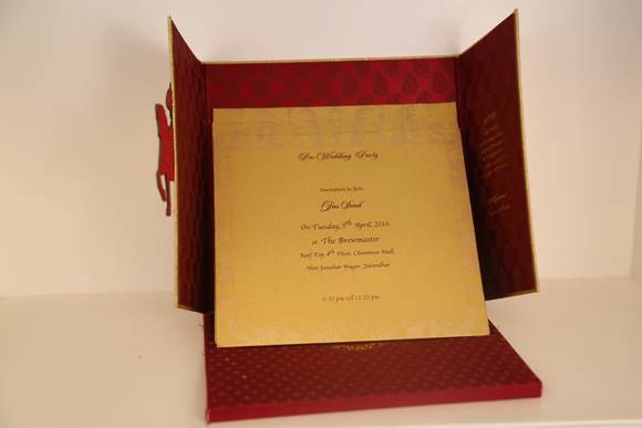 Wedding invitation card