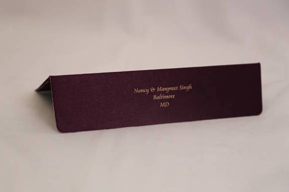 Wedding invitation card