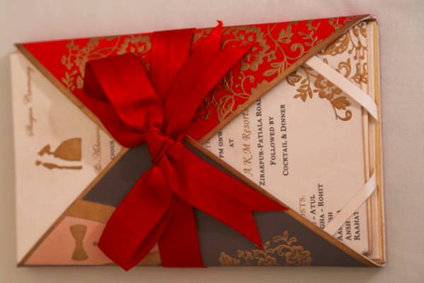 Wedding invitation card