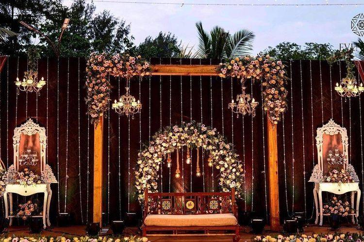 Flower Arch Stage Decor