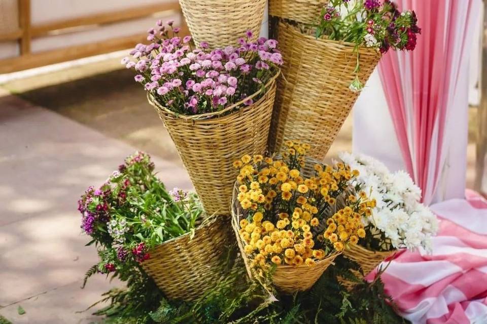 Flower Basket Decor